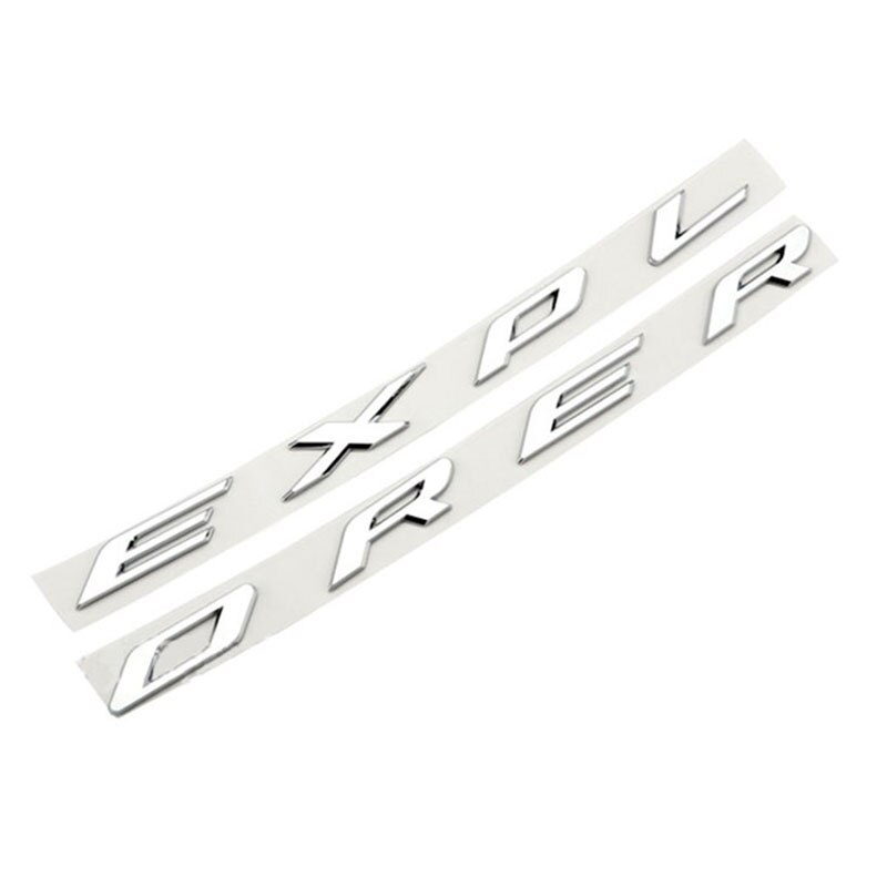 Logo chữ explorer 3d nổi dán trang trí ngoại thất xe ford explorer