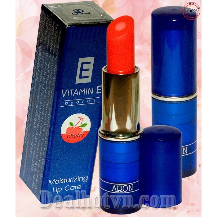 Son Dưỡng Môi Vitamin E hương cherry- Aron Thái Lan