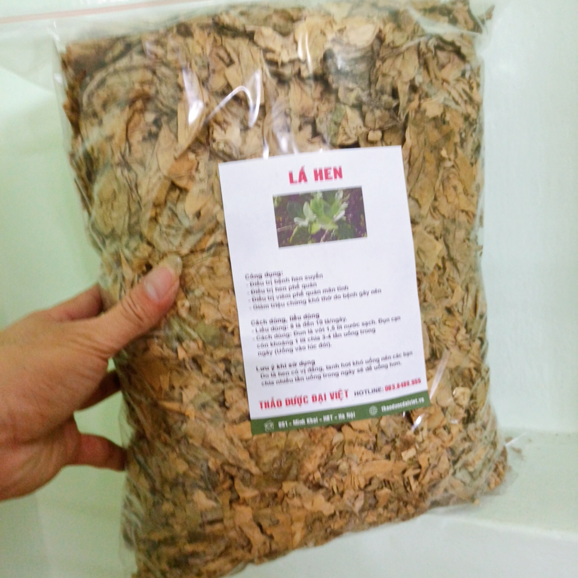 Lá hen khô (1kg) - DV415