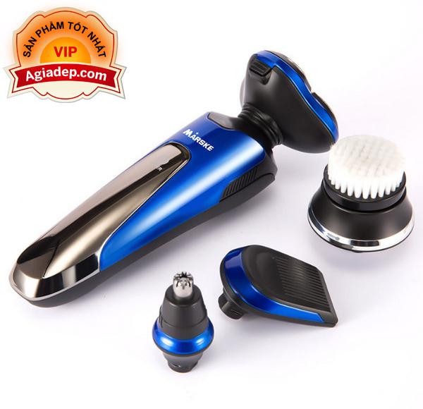Bộ dao cạo râu, lông, hớt tóc, rửa mặt 4 tính năng trong 1 loại tốt Marske M3322 - Hàng Xịn Xuất Châu Âu