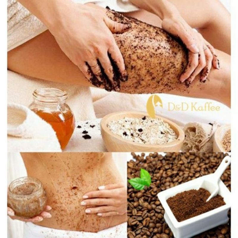 Bã cafe sấy khô tẩy da chết 1kg handmade