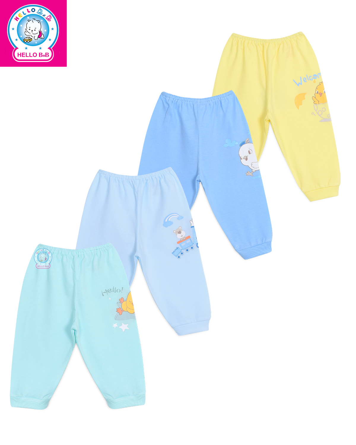 Quần bo sơ sinh QL0389 - HELLO BnB (hình in ngẫu nhiên)