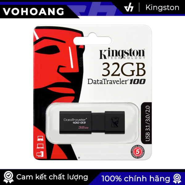 USB Kingston 32GB 3.0 tốc độ 100MB/s - Kingston DataTraveler DT100G3