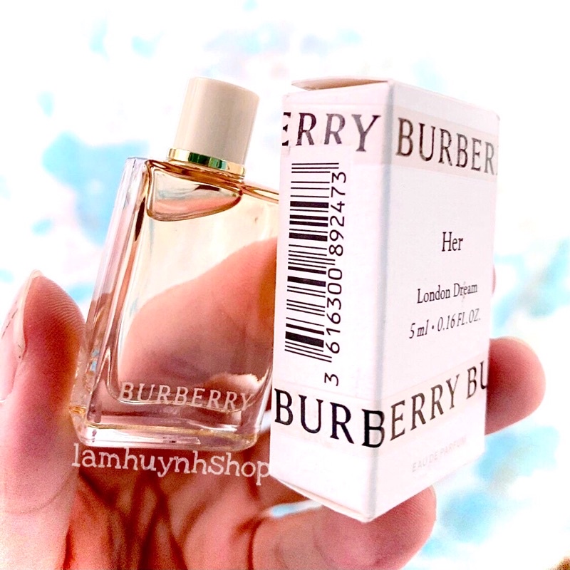 [ CHÍNH HÃNG] Nước hoa mini BBR HER LONDON DREAM 5ml