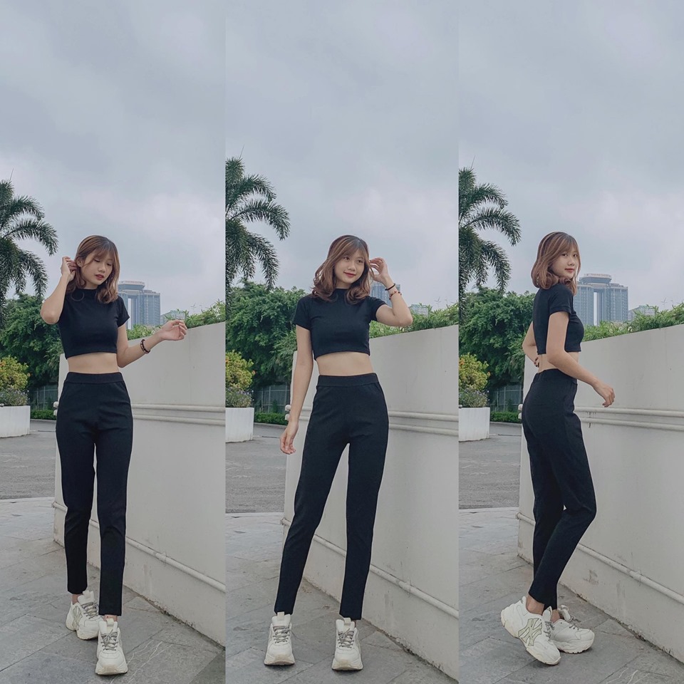 Quần nâng mông chất umi hàn cao cấp
