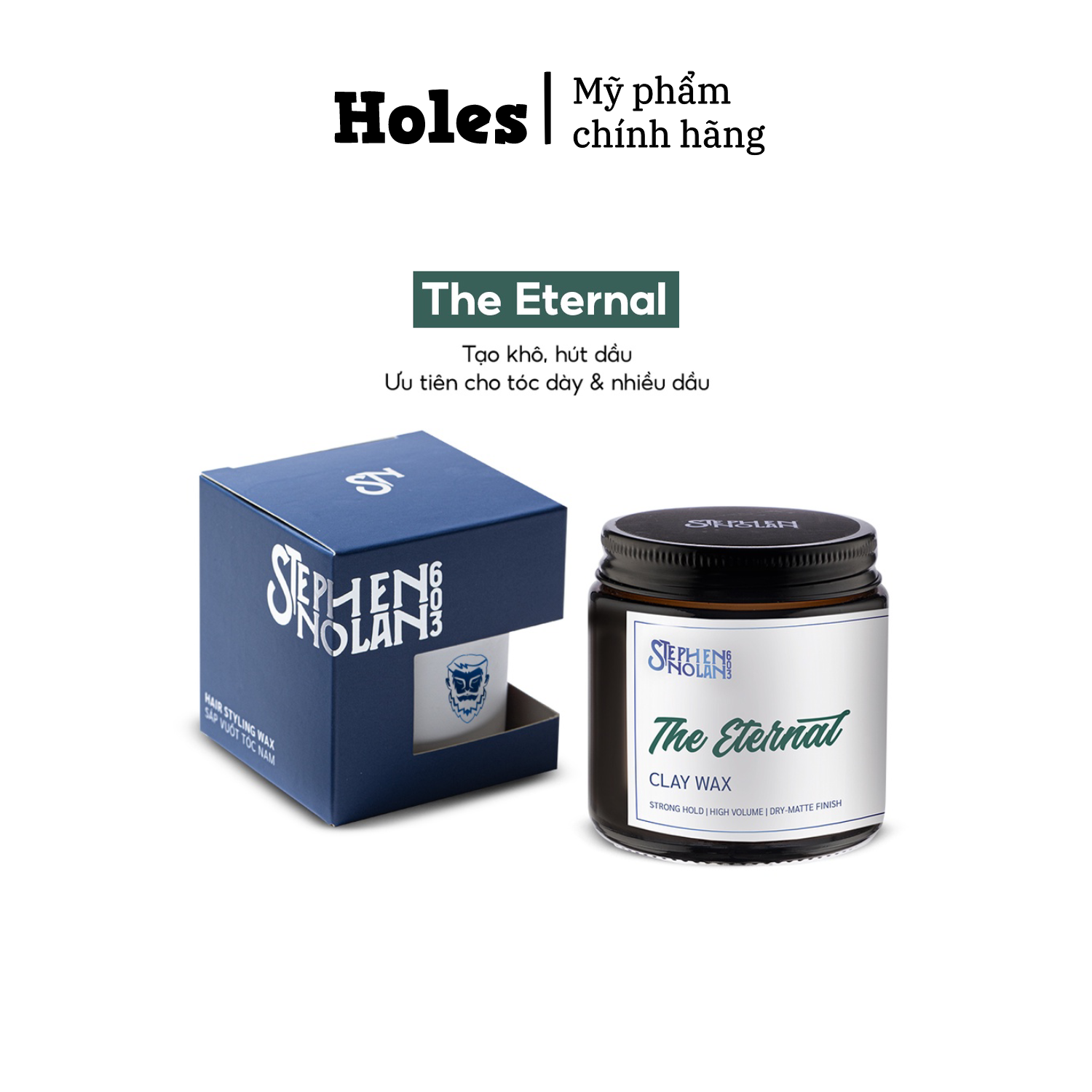 Sáp vuốt tóc The Eternal Clay Wax dành cho tóc dày