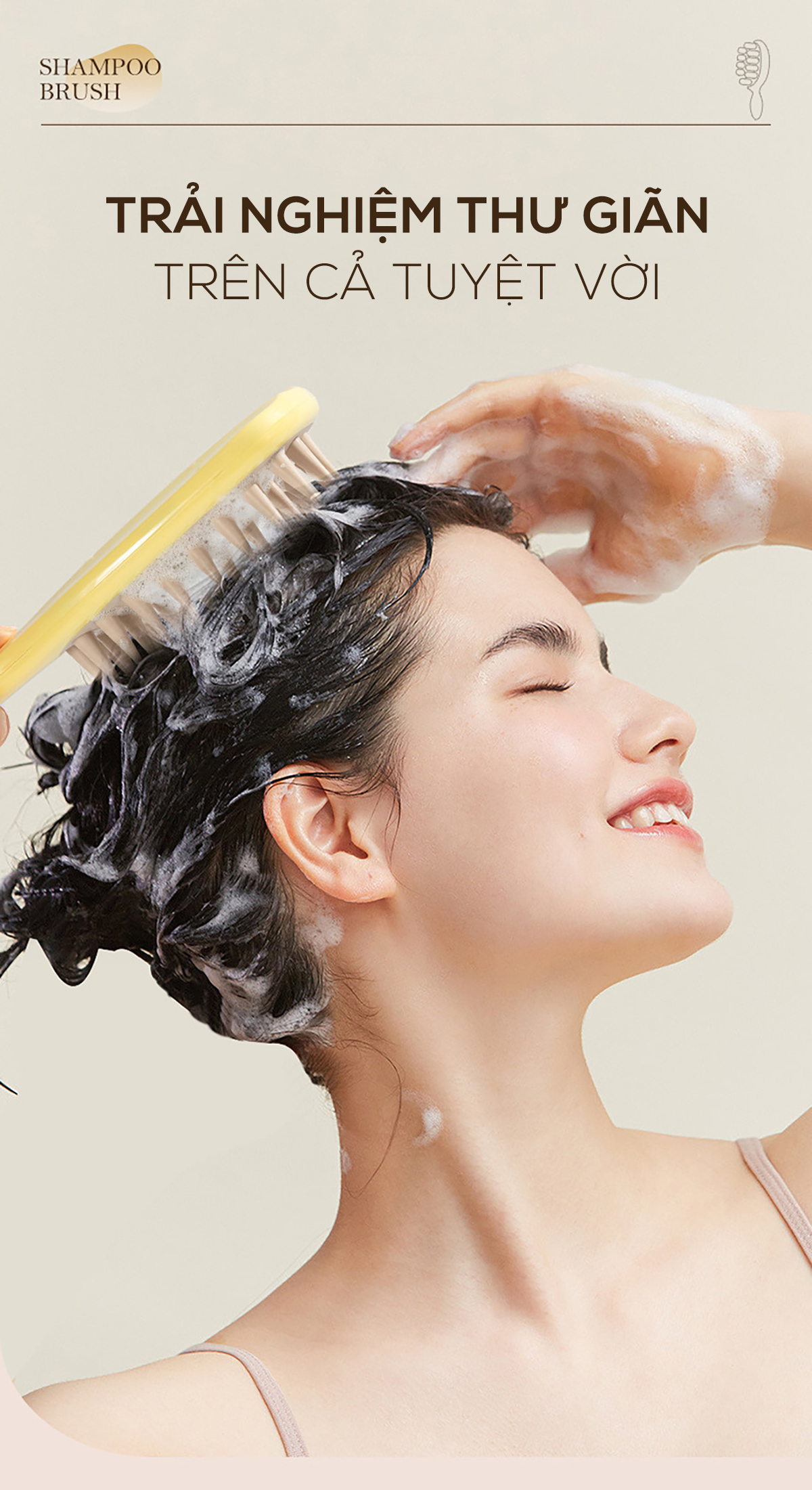 LAVY STORE - Lược massage da đầu gỡ rối tóc và gội đầu thư giản