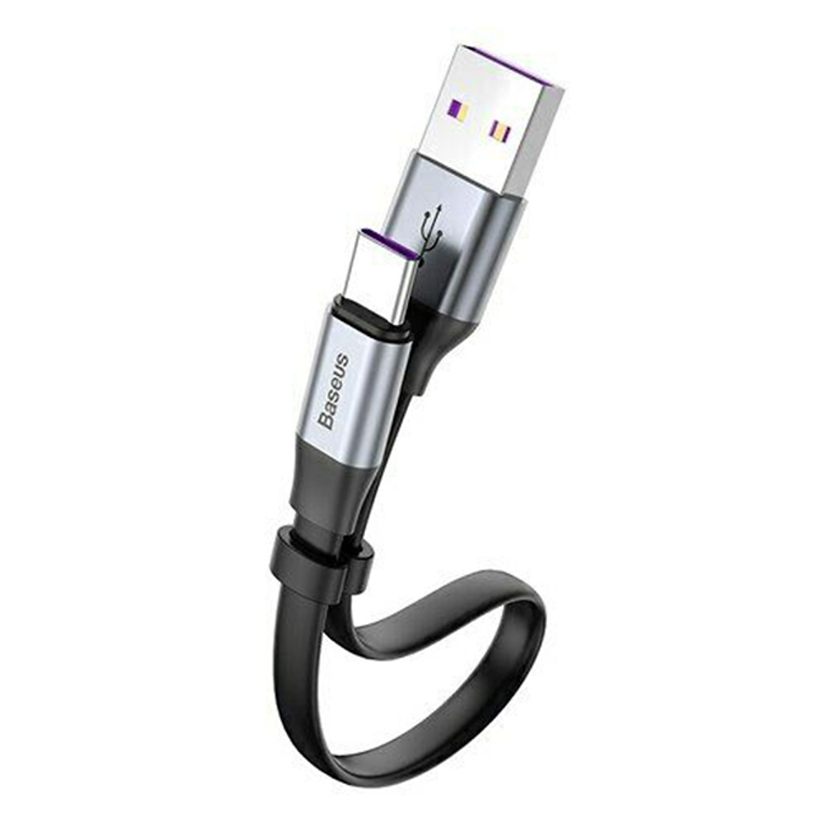 Cáp sạc 2A Baseus Nimble Type-C dây dẹt chống rối dài 23CM