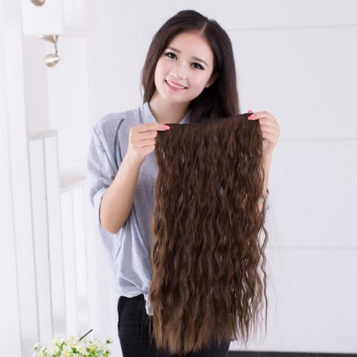 Tóc kẹp nữ Hàn Quốc bấm xù T28