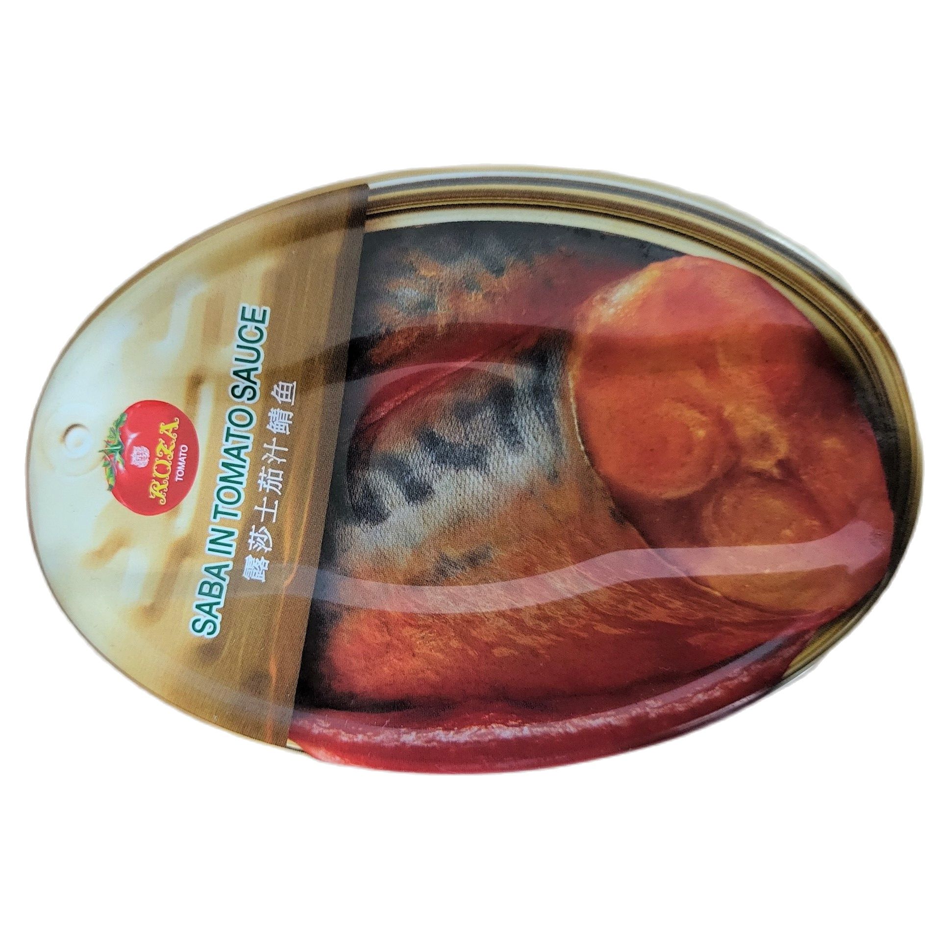 (hộp 0val 220g) CÁ SABA THÁI SỐT CÀ CHUA ROZA Saba in Tomato Sauce (HALAL)