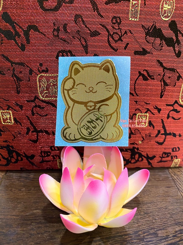 [HCM]Linh Phù Dán Mèo Thần Tài Chiêu Tài