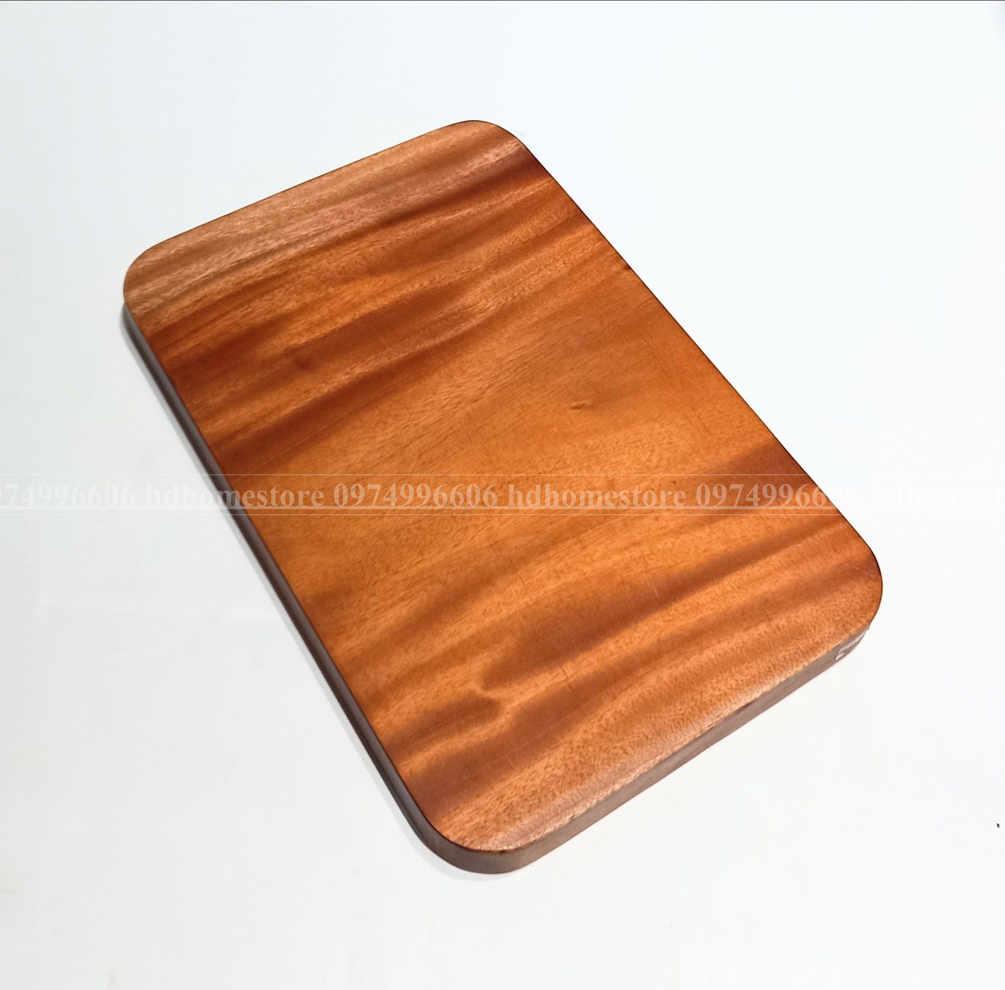 Thớt Decor chữ nhật gỗ xà cừ 20x30cm