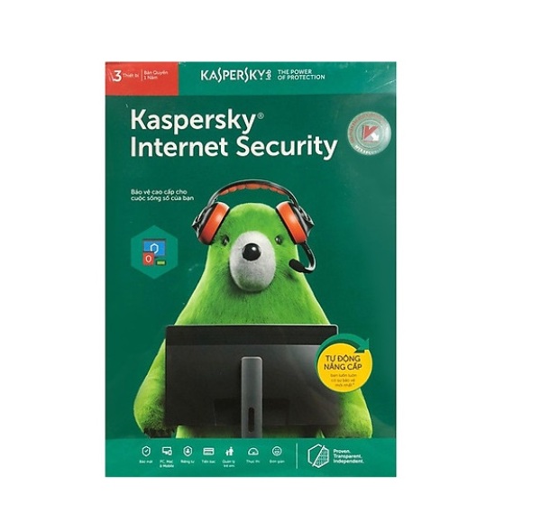 Bảng giá Phần mềm diệt virus Kaspersky Internet Security 1PC/1 năm Phong Vũ