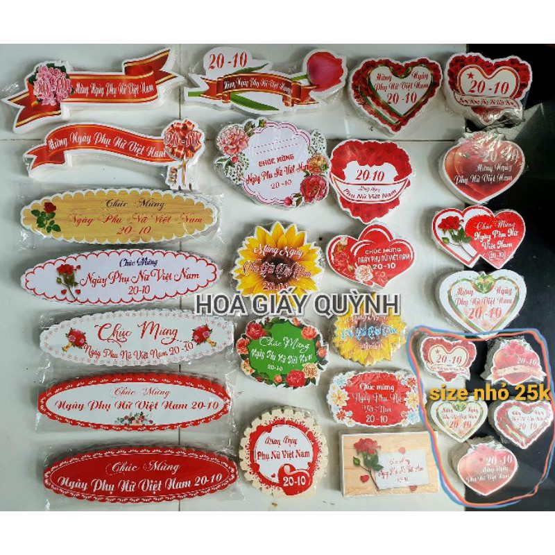 Thiệp chữ chúc mừng 20/10