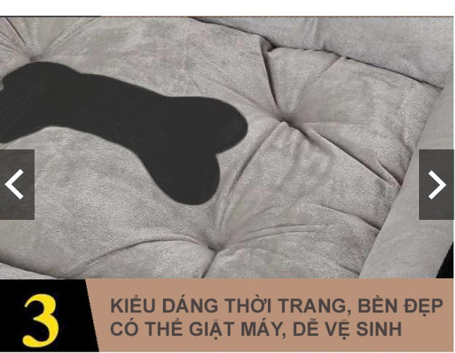 ổ nệm cho thú cưng (80x100x30cm)