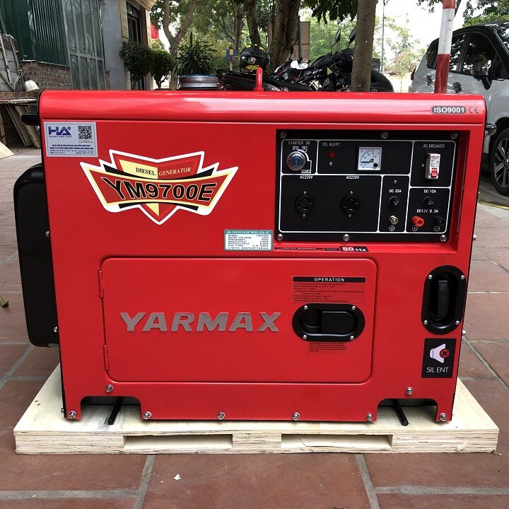 Máy Phát Điện Chạy Dầu 6Kw Yarmax YM9700E