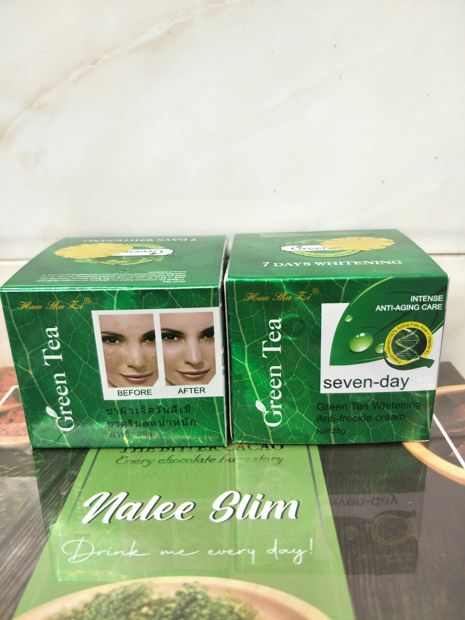 [ Tem Vàng ] Kem trắng da 7 ngày Green Tea