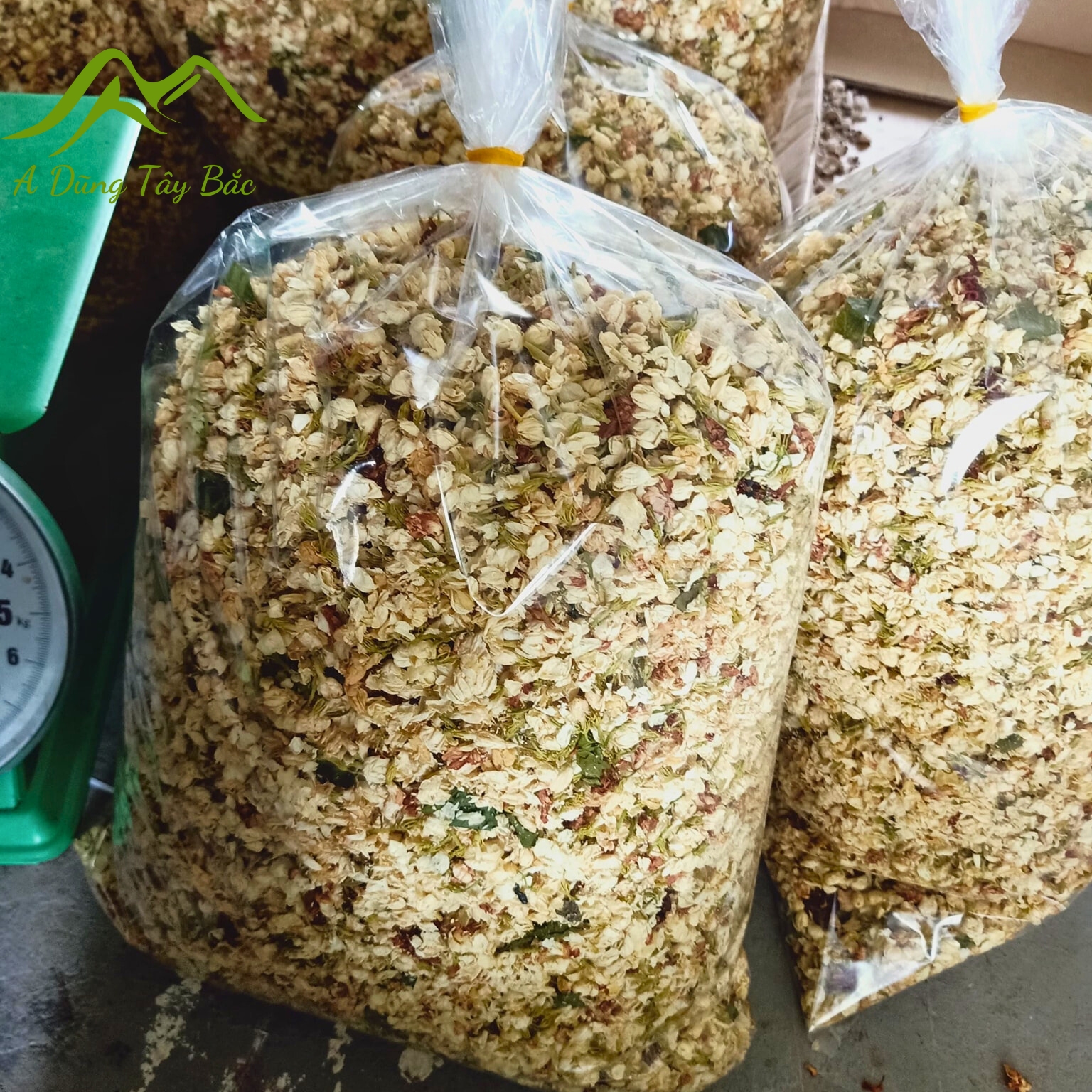 Trà hoa nhài khô sấy lạnh loại 1 thượng hạng 1kg. Hoa nhài ta pha trà chanh, trà tắc, trà sữa