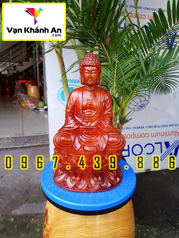 Tượng gỗ Phật A Di Đà cao 29cm - Tượng Phật Thờ Cúng - Vật Phẩm Phật Giáo - Đồ Gỗ Thờ Cúng - Pháp Duyên Shop - Trang Trí Nhà Cửa Decor
