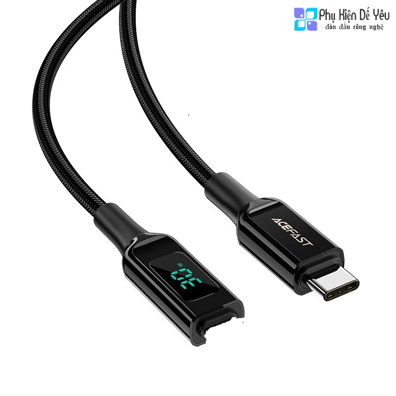 Cáp USB-C to Lightning AceFast C6-01 (PHÂN PHỐI CHÍNH HÃNG BẢO HÀNH 18 THÁNG)