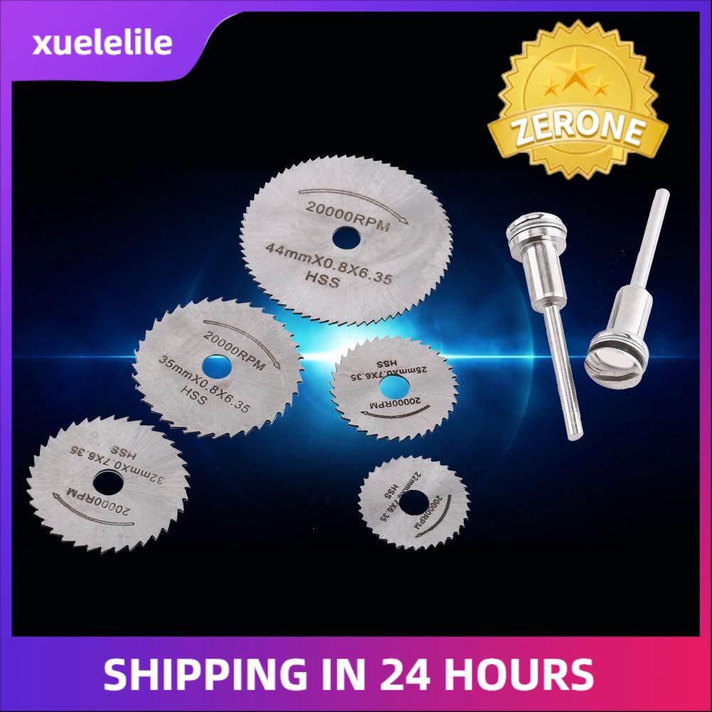 Mini HSS Rotary Tool Saw Blades For Metal Cutter Power Set Wood Cutting with 2 Rods