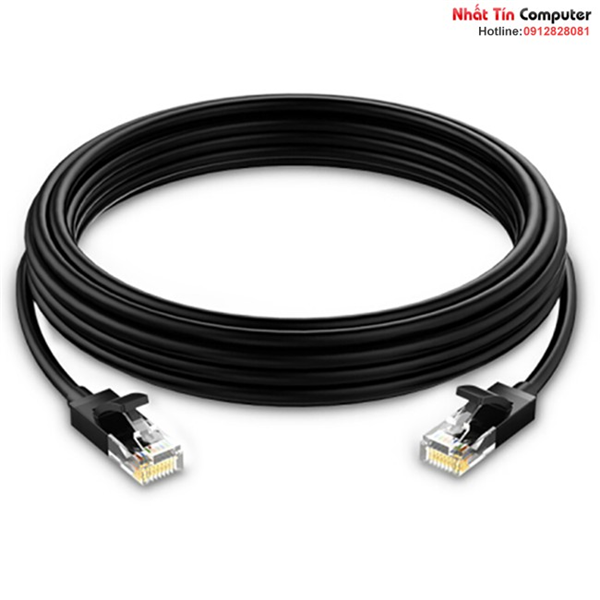 Cáp mạng đúc sẵn Cat6 tròn dài 10m  Ugreen 20164 cao cấp