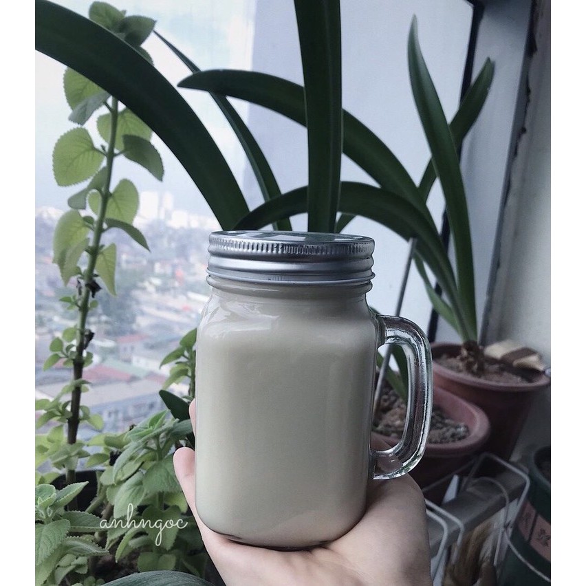 Ly thủy tinh có nắp 480ml