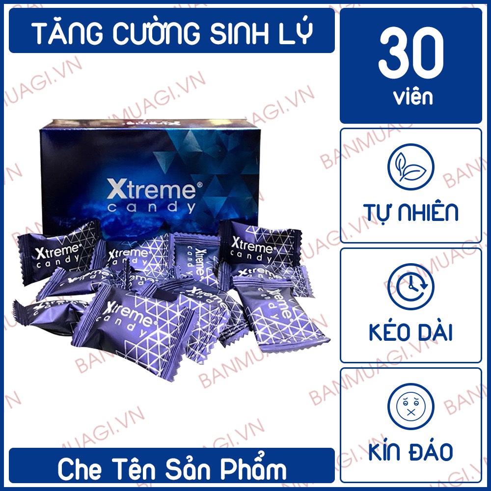 Kẹo sâm Xtreme (Mỹ) - che tên sp