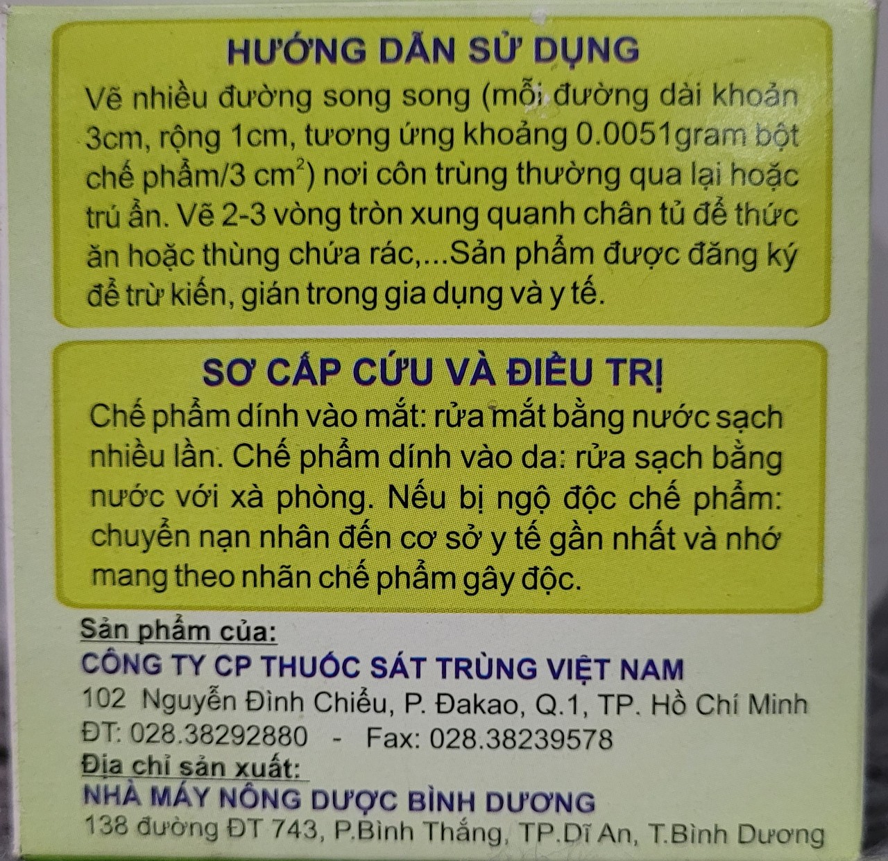 Phấn diệt kiến và Côn trùng
