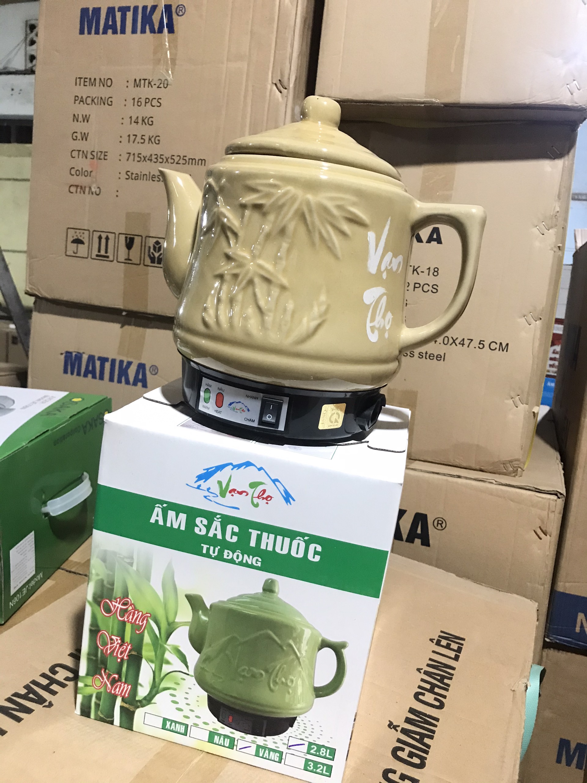ẤM SẮC THUỐC ĐIỆN VẠN THỌ MT-218 2.8L