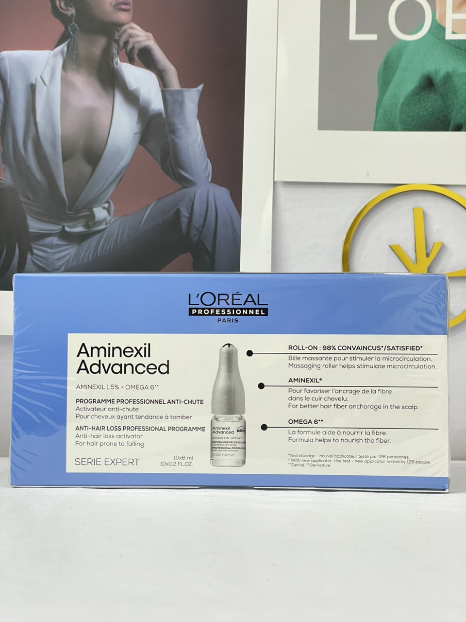 Tinh chất chống rụng tóc LOREAL AMINEXIL 10 x 6ml