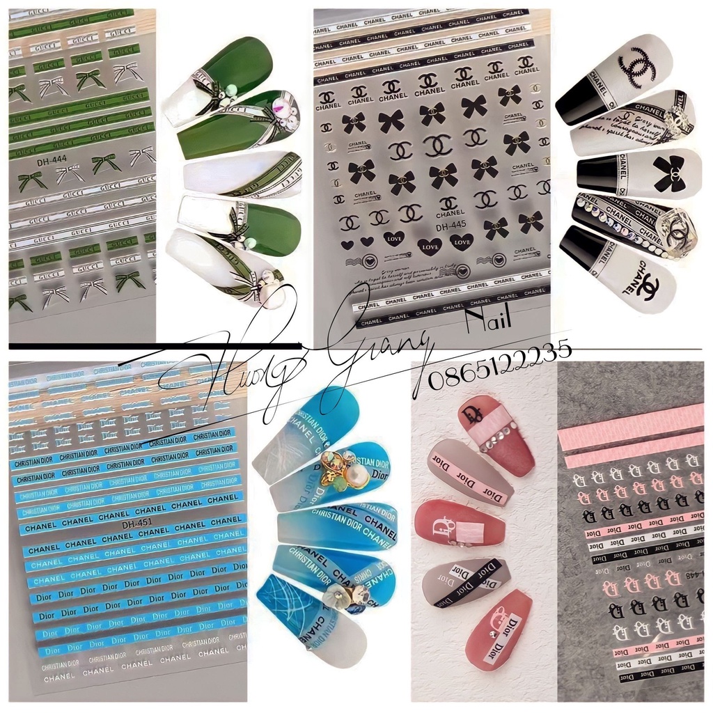 [STICK NAIL] Stick dán móng- stick nail giá rẻ- Phụ kiện nail