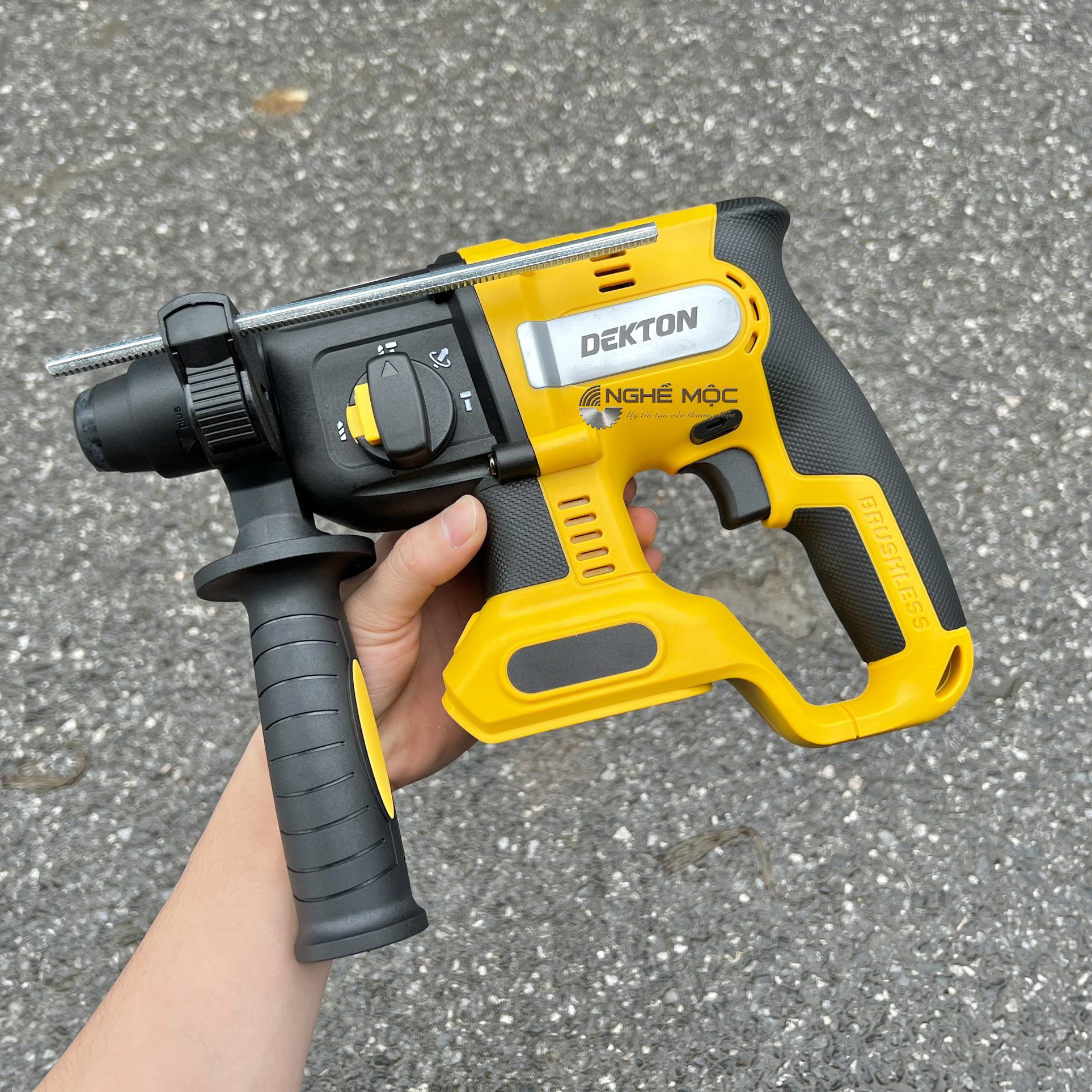 Máy Khoan Bê Tông Pin D20 -RH2603 Dekton (Dùng được chân pin Dewalt)