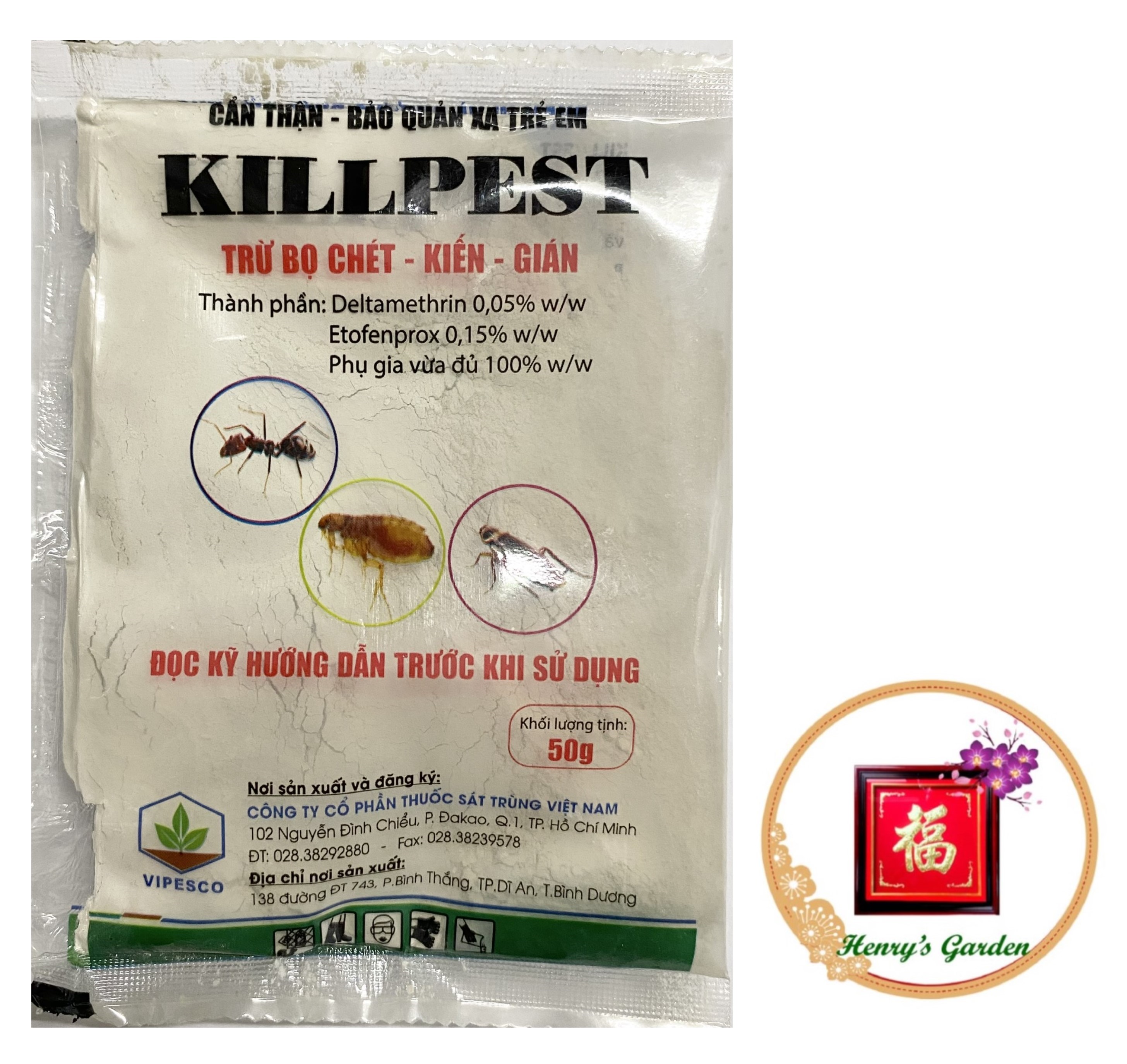 Killpest - Trừ Bọ Chét, Kiến, Gián - #079B# 50g