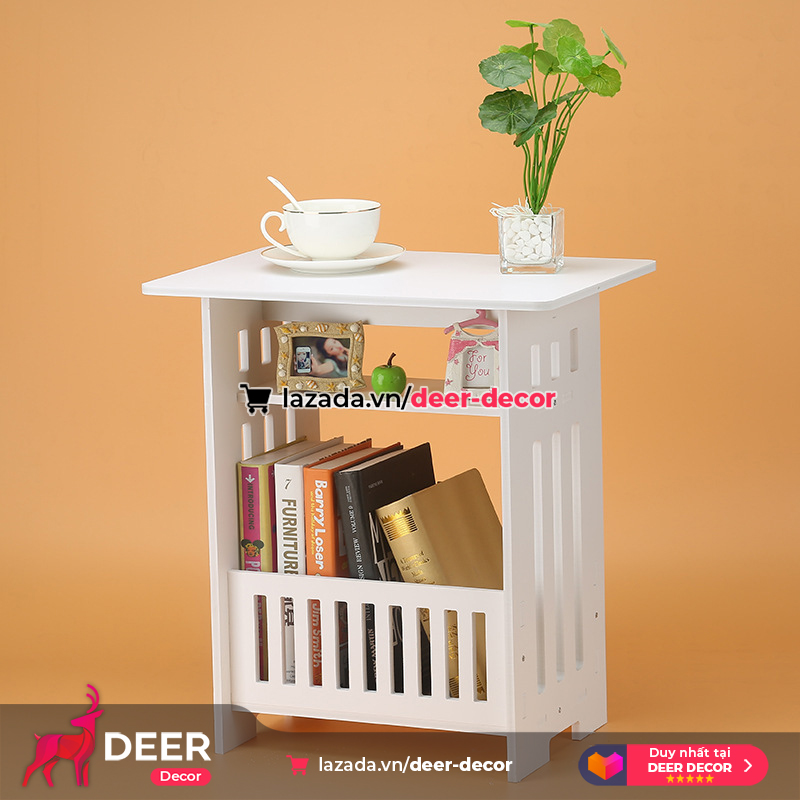 Kệ Bàn Để Đầu Giường Đa Năng - DEER DECOR