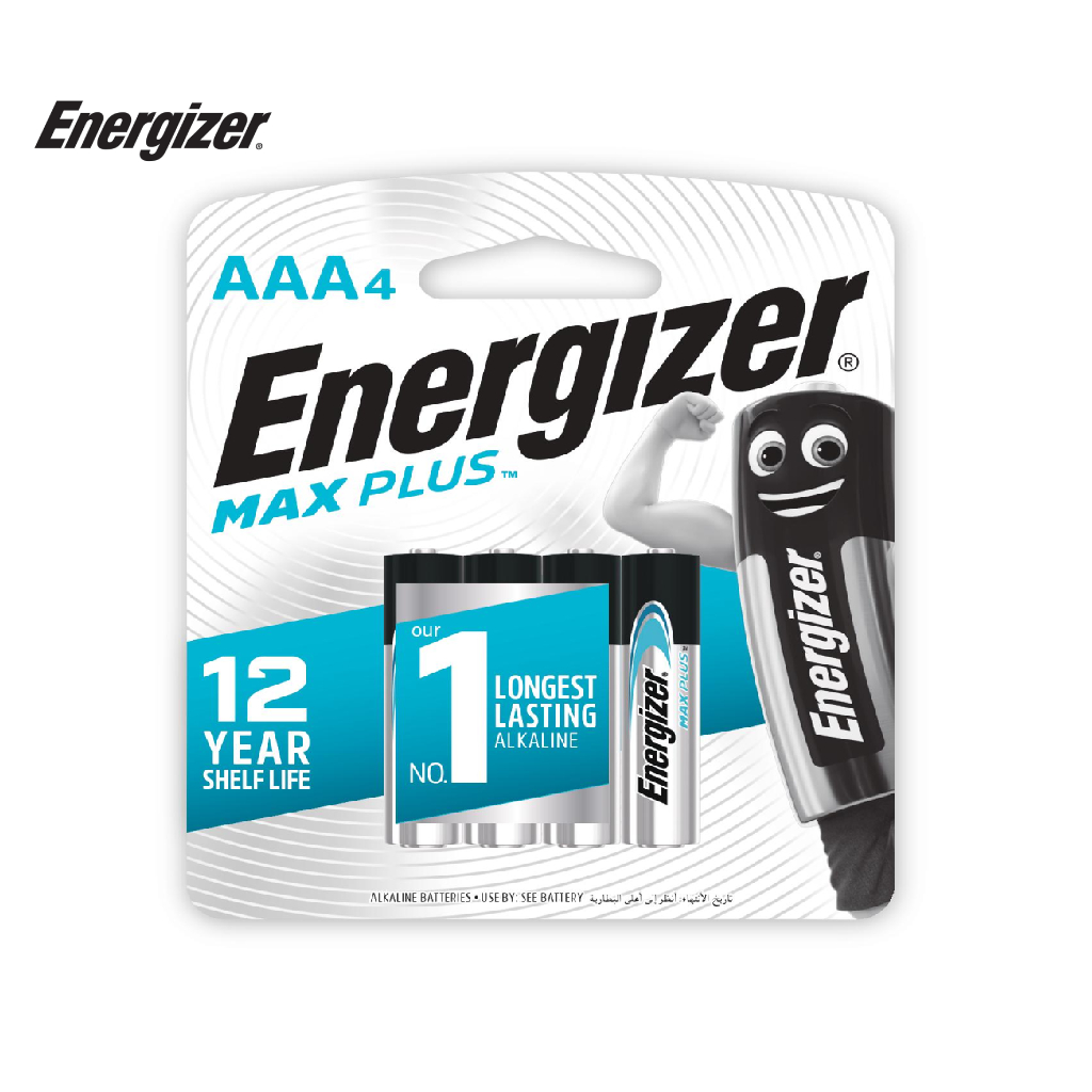 Pin Energizer Max Plus AAA E92 BP4 - 100922573