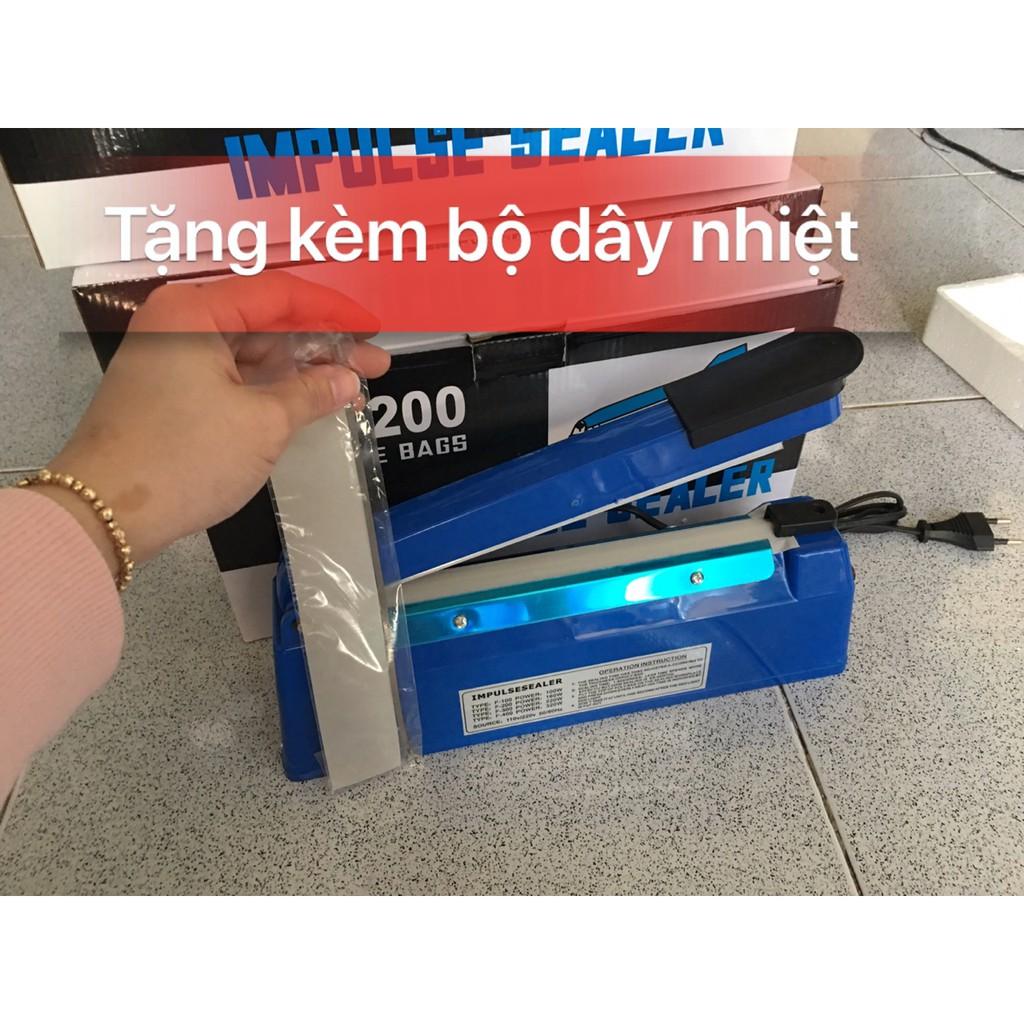 Máy hàn miệng túi dập tay pfs-200mm - máy ép miệng túi ni lông 20cm