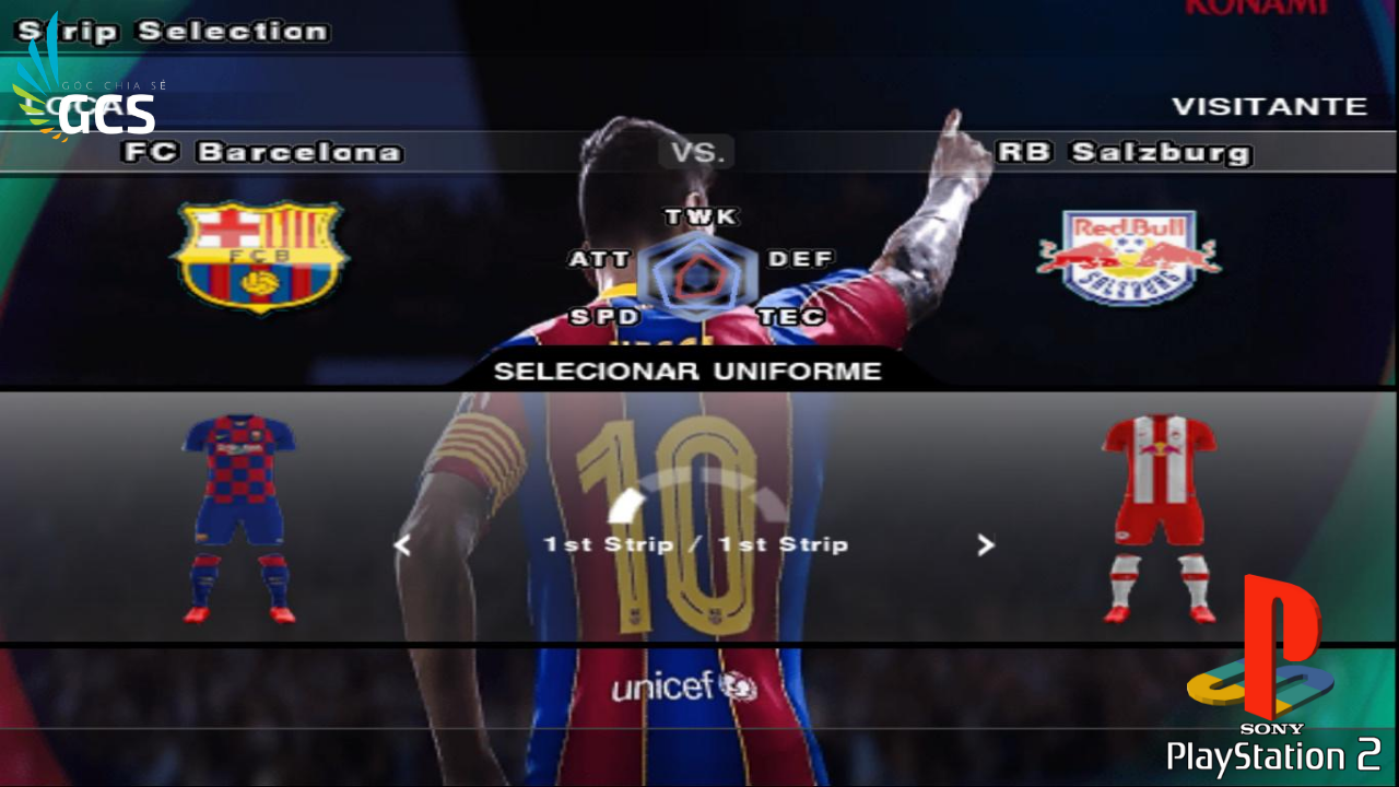 Game PS2 - PES 21 - Tiếng Anh Full Update