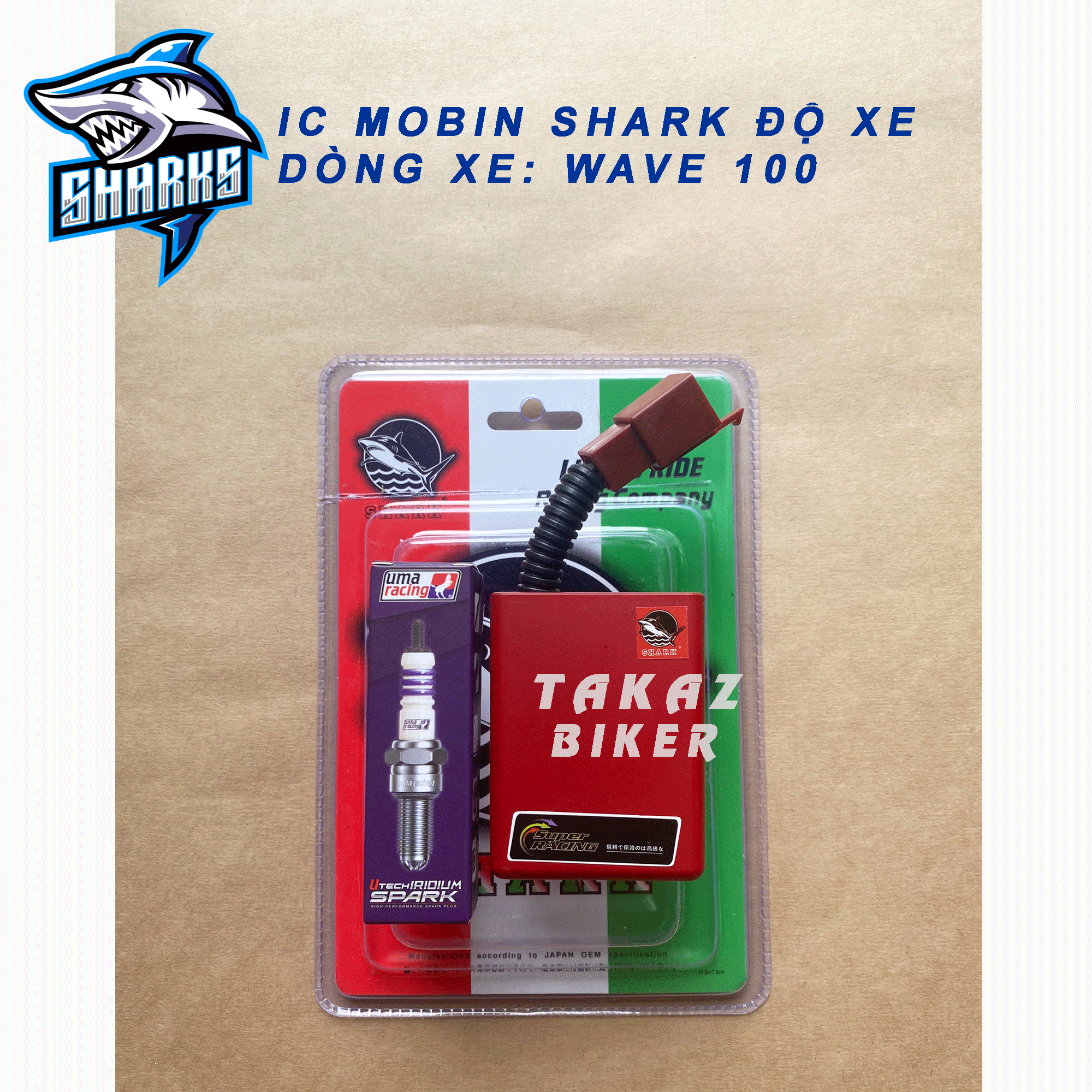 IC Độ mở tua SHARK Dream Wave 100 Sirius 50cc Galaxy 50cc