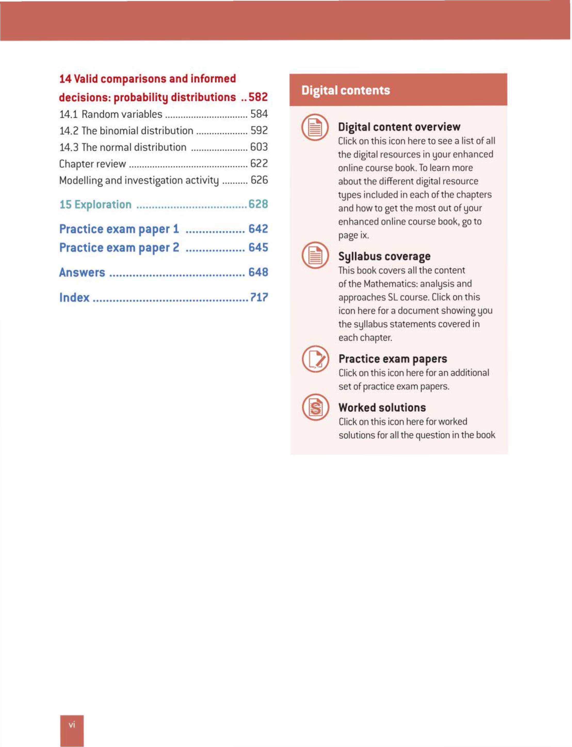 Oxford IB Diploma Programme IB Mathematics: analysis and approaches, Standard Level, Print and Enhanced Online Course Book Pack