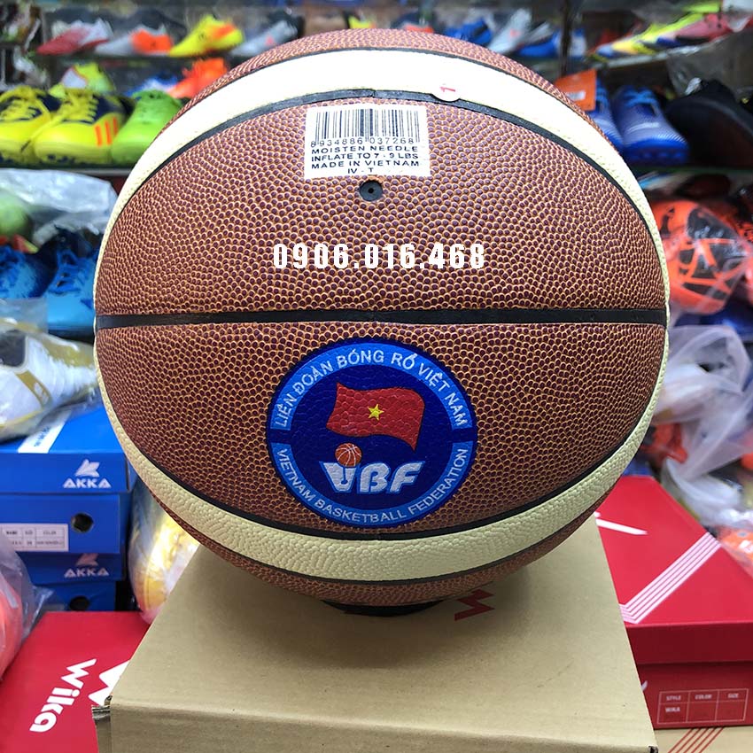 Quả bóng rổ da PU Gerustar – Size 6, 7 (Tặng kim bơm và túi đựng bóng)