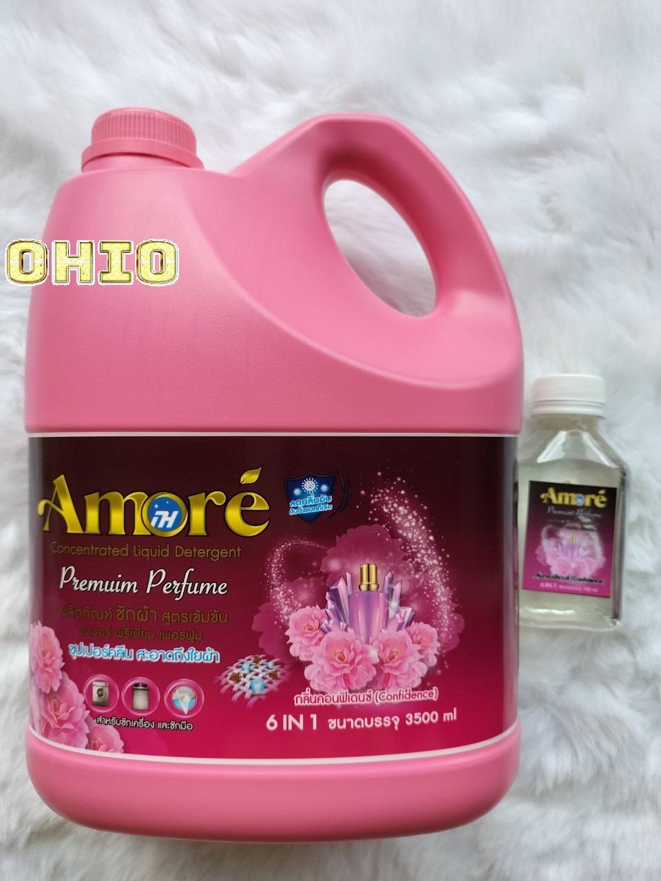 Nước giặt xã 6 in 1 Amore Thái lan