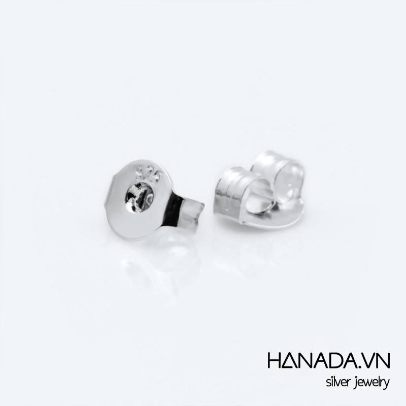 [ LAZXuhuong02 giảm 25K /199K] [HCM]Bông Tai Bạc 925 Hanada Đuôi Cá 0349
