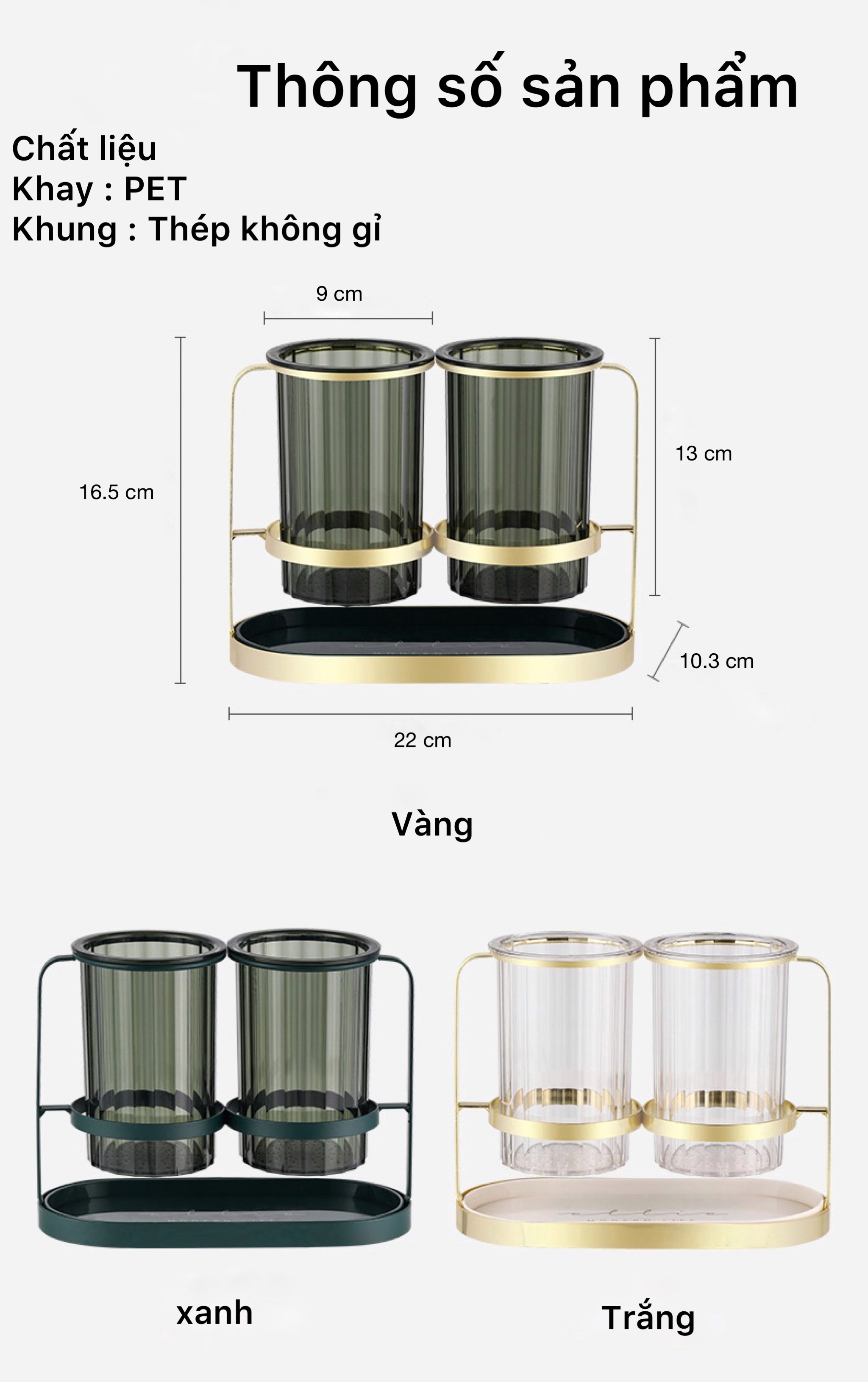 Bộ ống đũa đôi phong cách quý phái