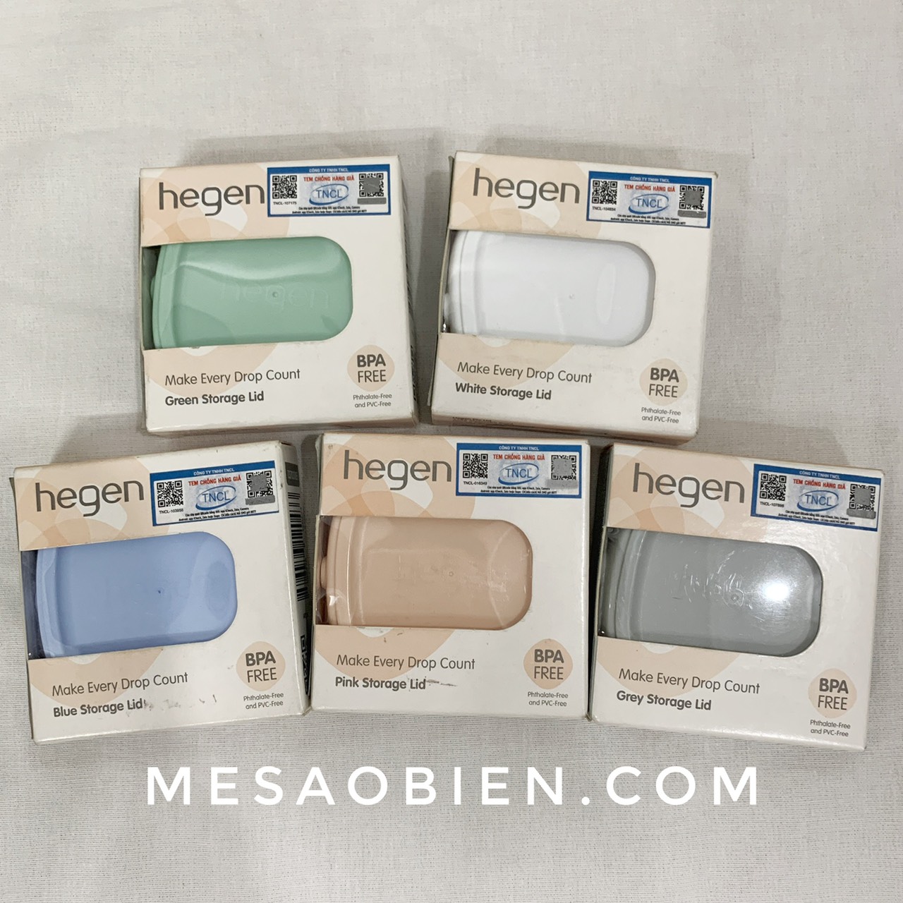 Bình trữ sữa Hegen 60ml/ 150ml/ 240ml (có tách lẻ)