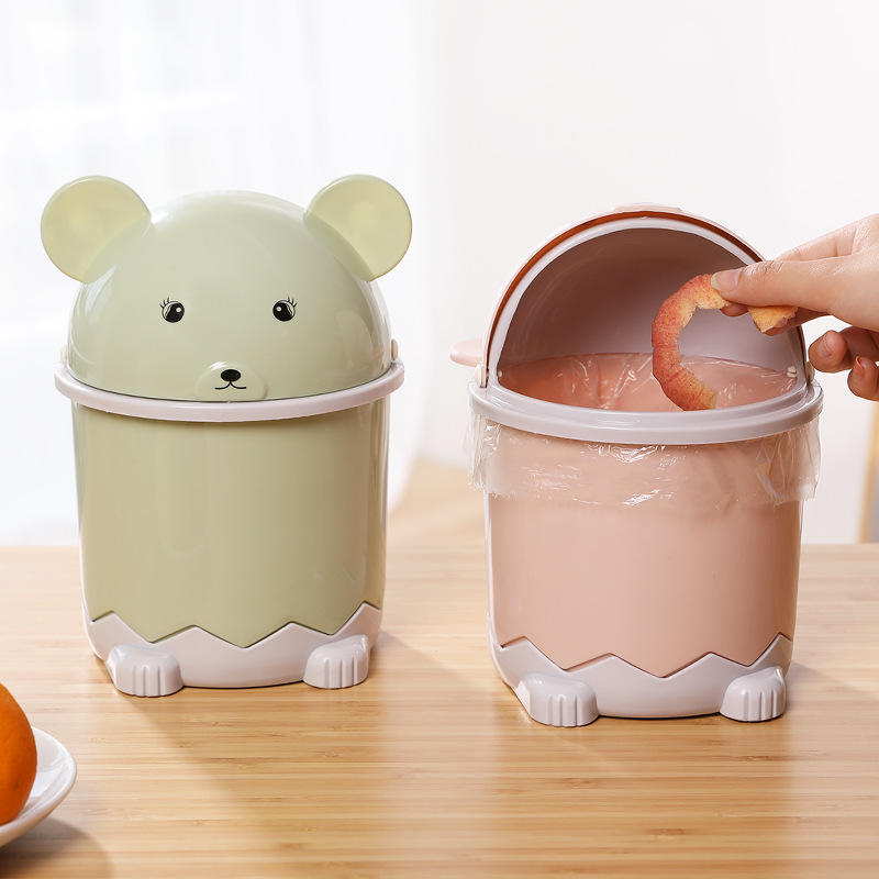 Thùng đựng rác mini đáng yêu