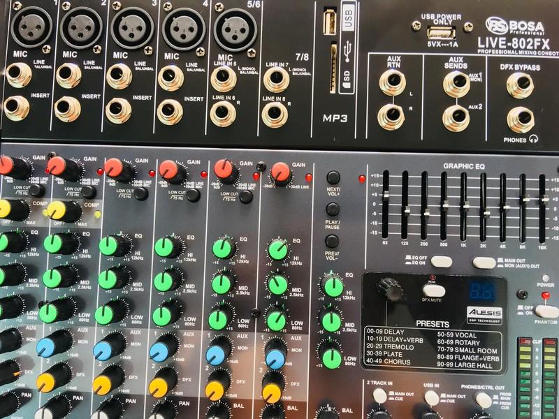 Bàn mixer BOSA LIVE 802FX
