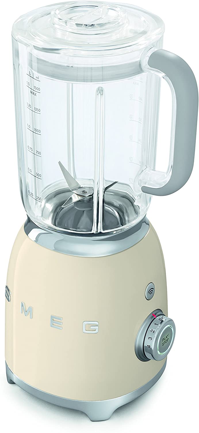 [Trả góp 0%]Máy xay sinh tố SMEG BLF01CREU (màu kem)