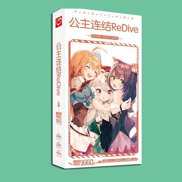 Hộp ảnh Postcard Princess Connect! Re:Dive anime chibi
