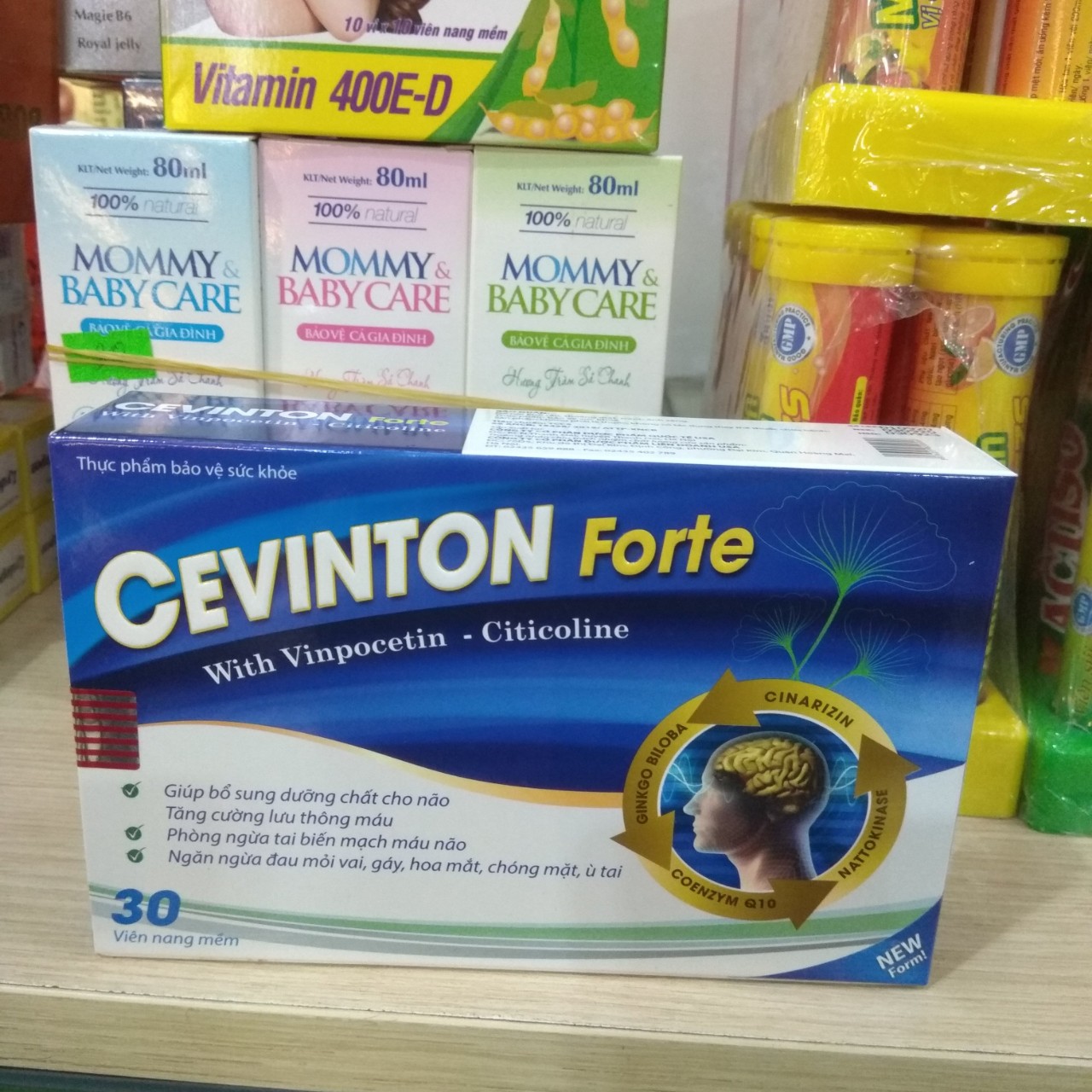 [ Combo 2 hộp ] Hoạt huyết dưỡng não CEVINTON  Ford  - Giúp bổ sung dưỡng chất cho não , tăng cường lưu thông máu lên não , phòng chóng tai biến mạch máu não , tê bì chân tay , đau mỏi vai gáy, chóng mặt , ù tai.